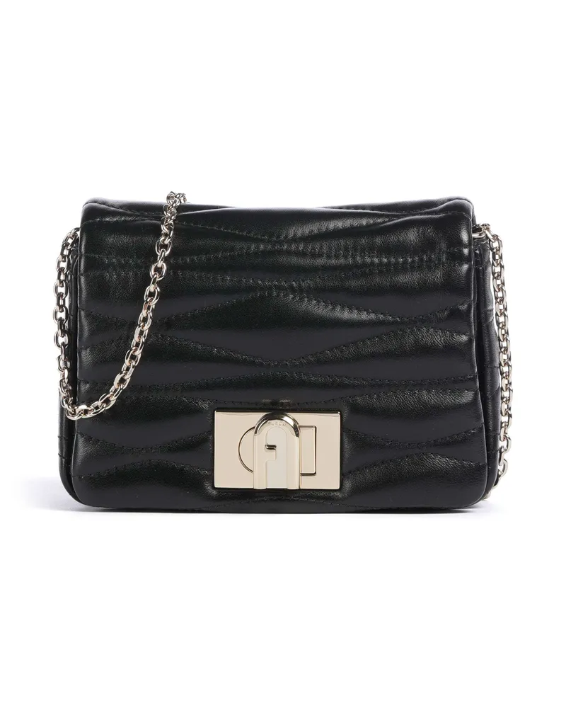 Furla Umhängetasche 1927 Mini Soft in schwarz Schwarz
