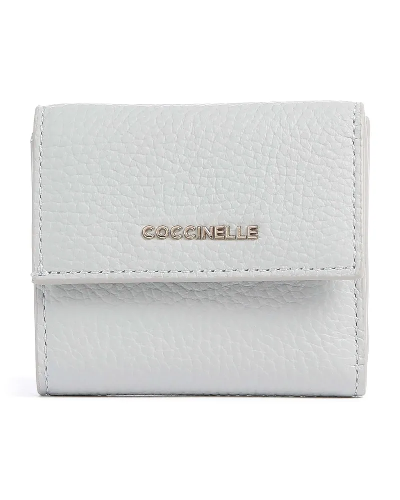 Coccinelle Geldbörse Metallic Soft in blau Blau