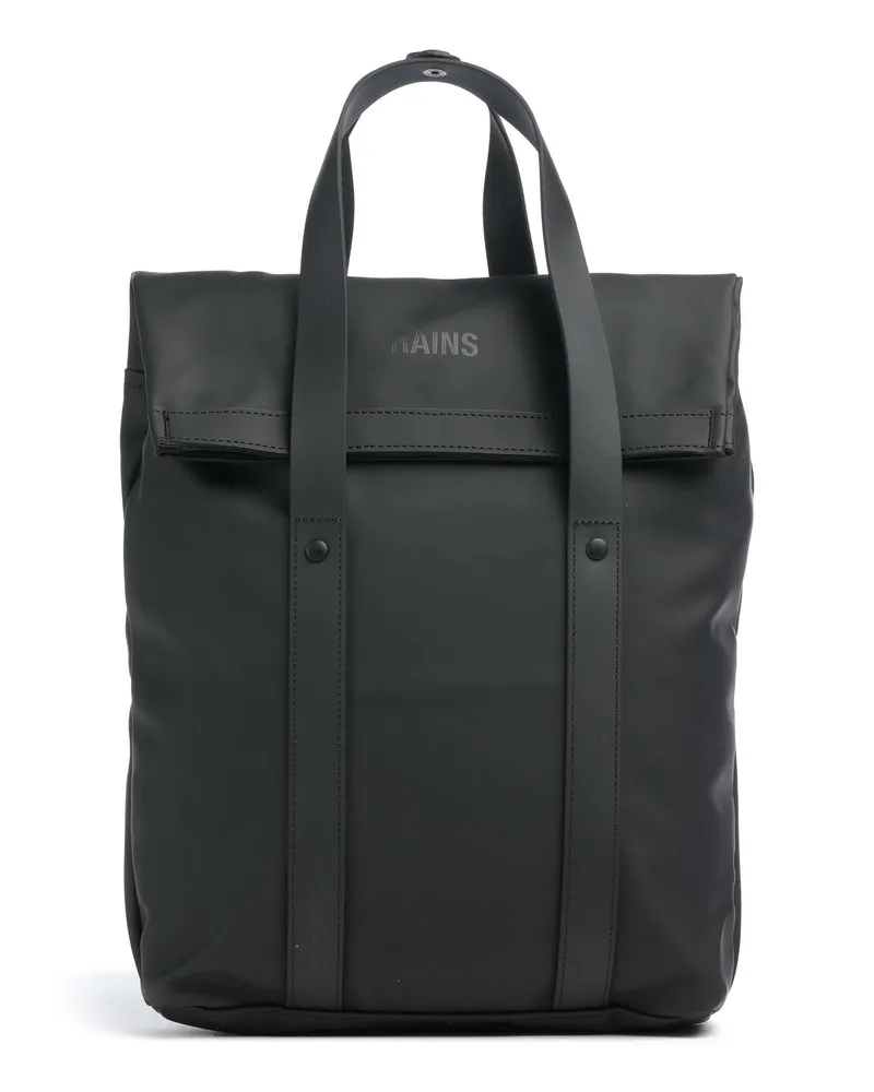 RAINS Rucksack-Tasche 2 Way Mini in schwarz Schwarz