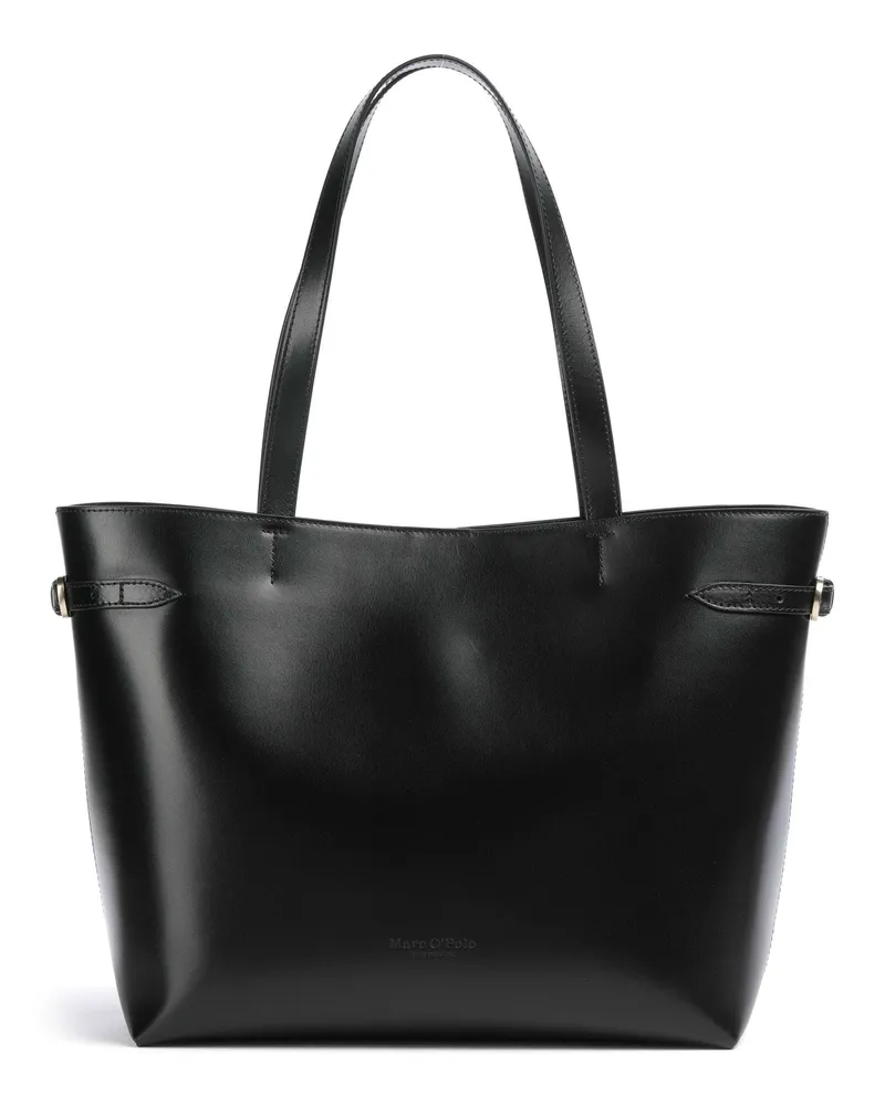 Marc O'Polo Shopper Tara L in schwarz Schwarz