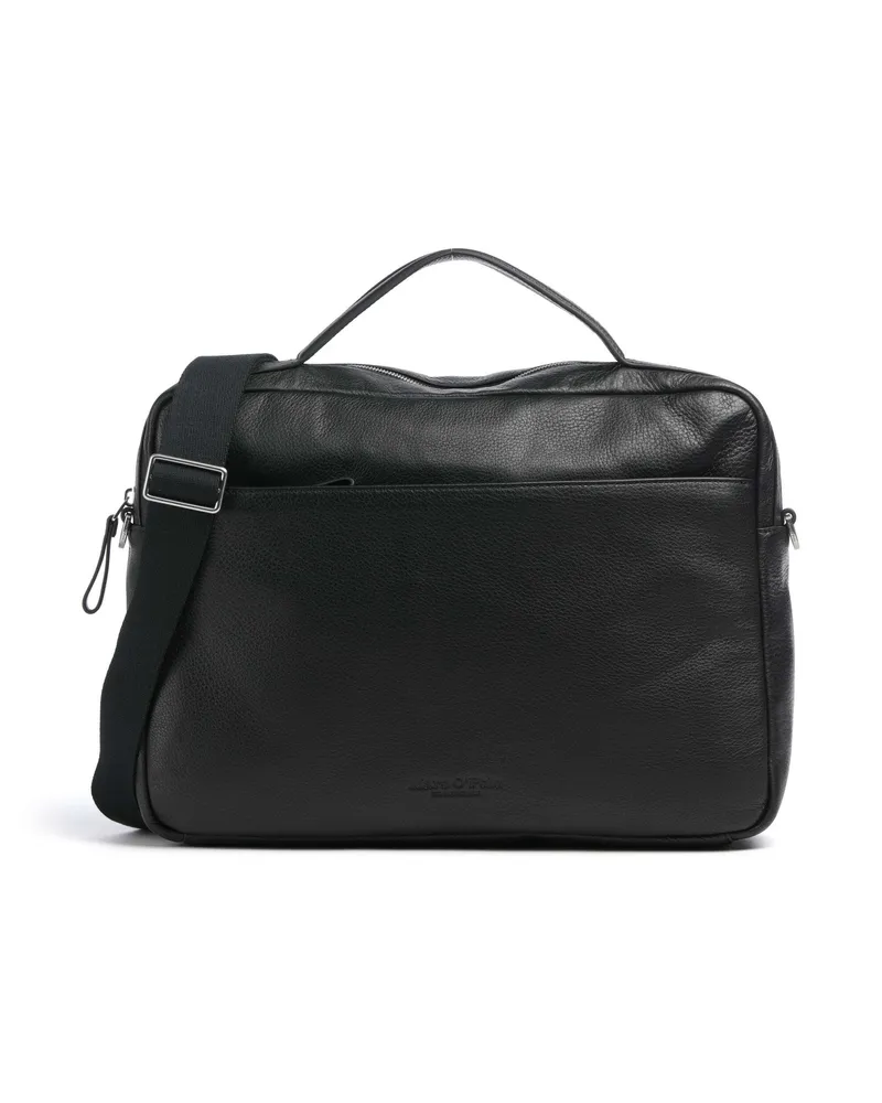 Marc O'Polo Aktentasche Leander M in schwarz Schwarz
