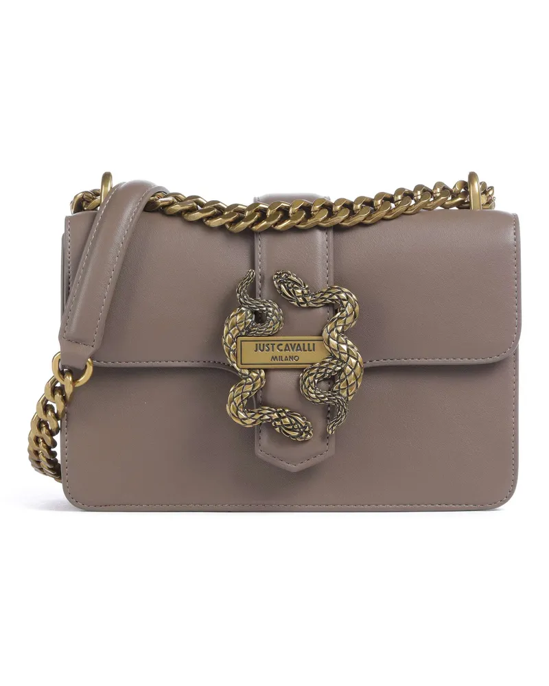 Just Cavalli Schultertasche Iconic Snakes in grau Grau