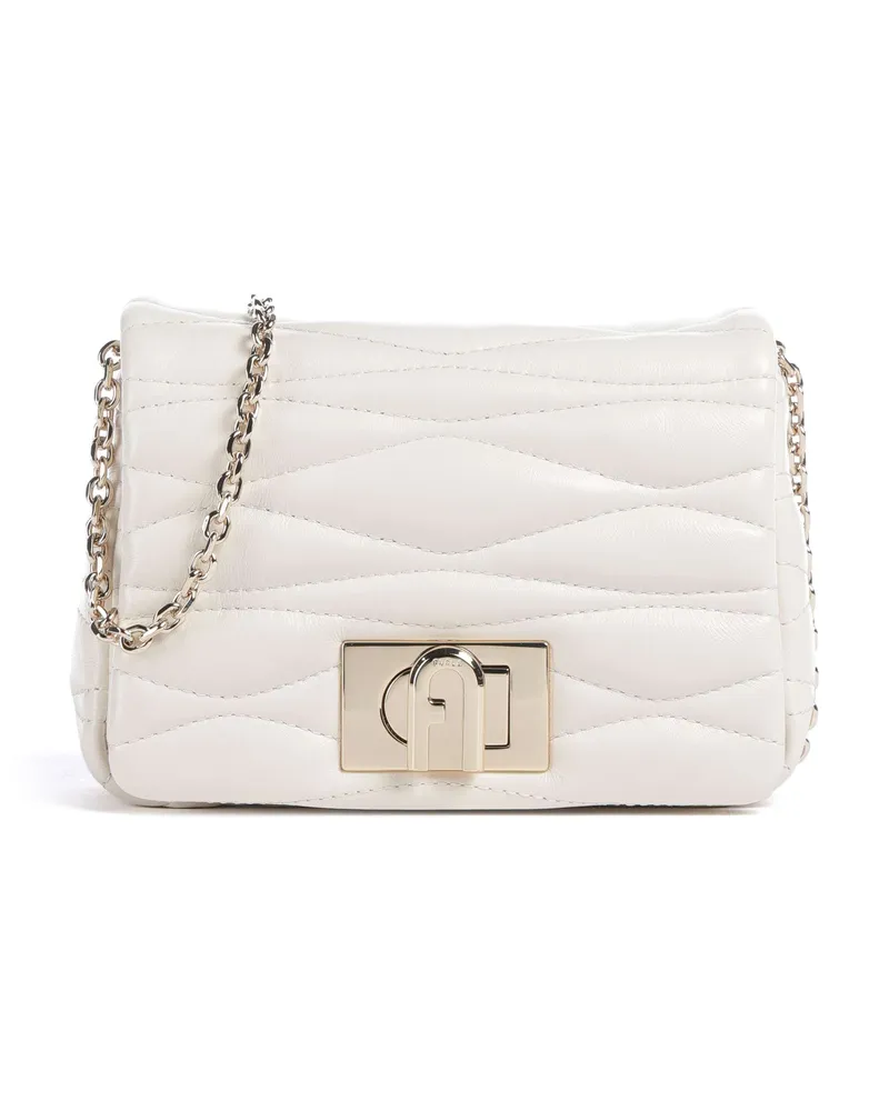 Furla Umhängetasche 1927 Mini Soft in elfenbein Beige