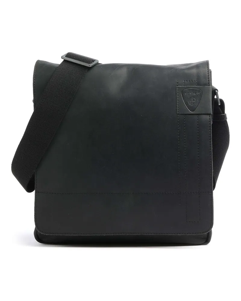 Strellson Schultertasche Richmond in schwarz Schwarz