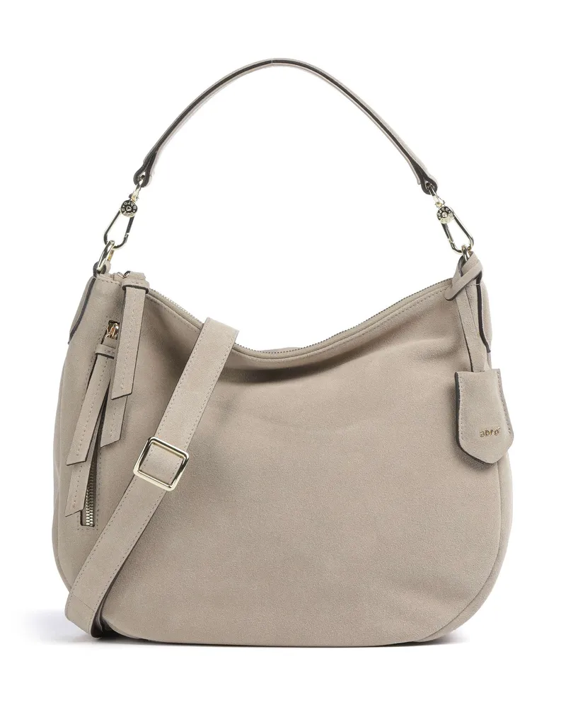 Abro Beuteltasche Suede Juna Small in beige Beige