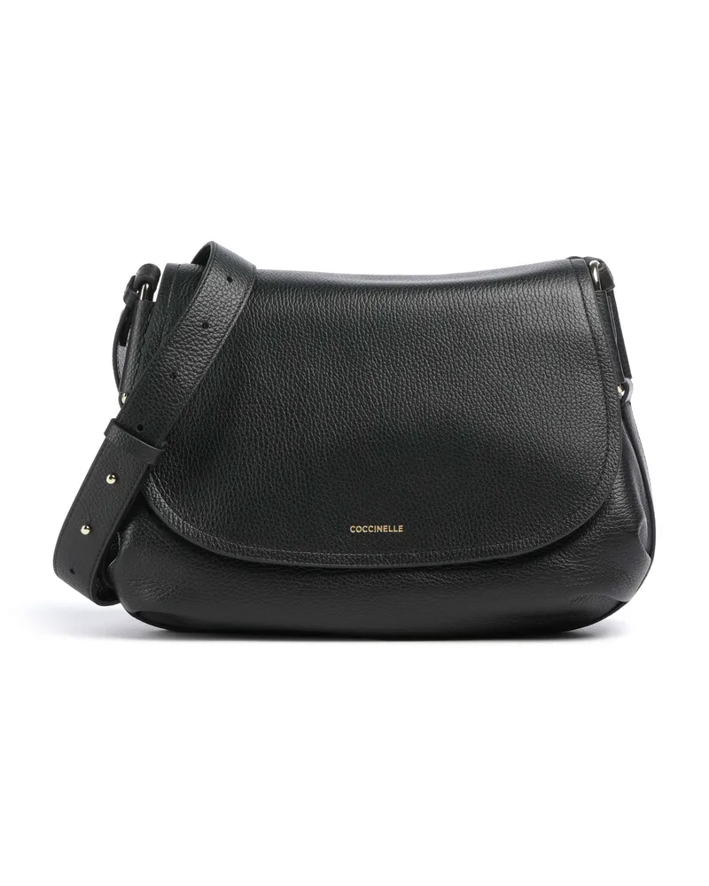 Coccinelle Schultertasche Rebekka in schwarz Schwarz
