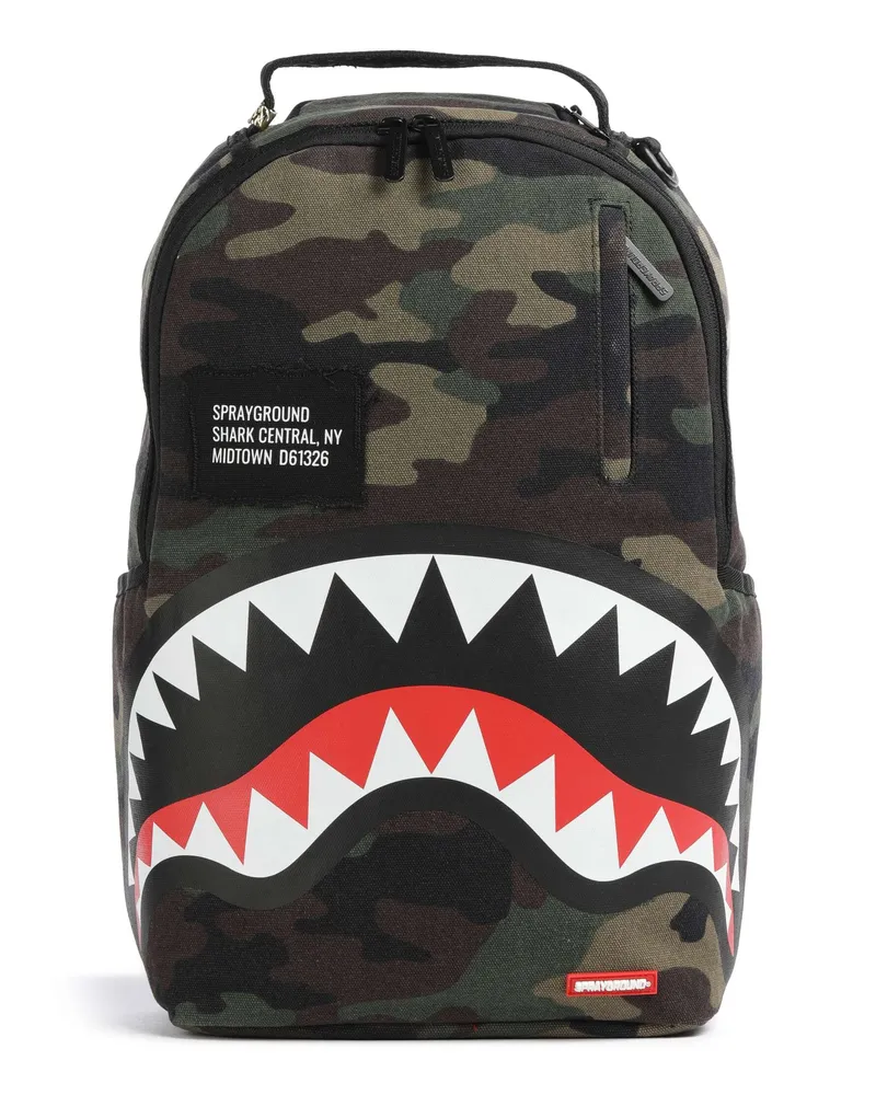 Sprayground Rucksack Shark Central Camo in mehrfarbig Mehrfarbig