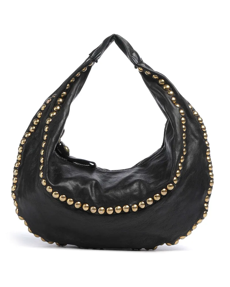 Campomaggi Beuteltasche in schwarz Schwarz