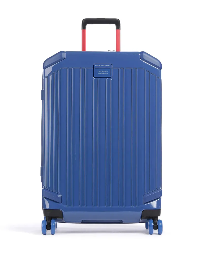 Piquadro 4-Rollen Trolley POP in blau Blau