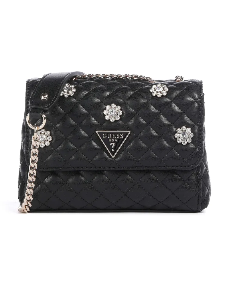 Guess Schultertasche Everlee in schwarz Schwarz