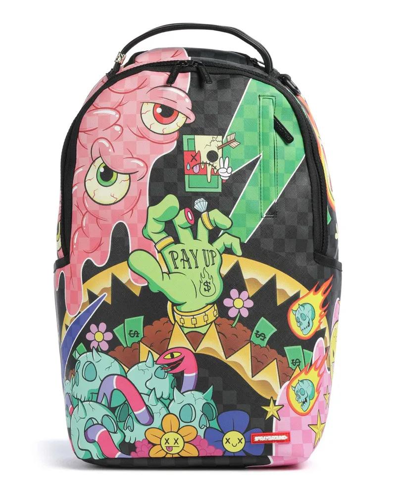 Sprayground Rucksack Zombie Collage in schwarz Schwarz