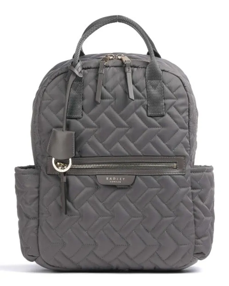 Radley London Finsbury Park Quilt Rucksack dunkelgrau Grau