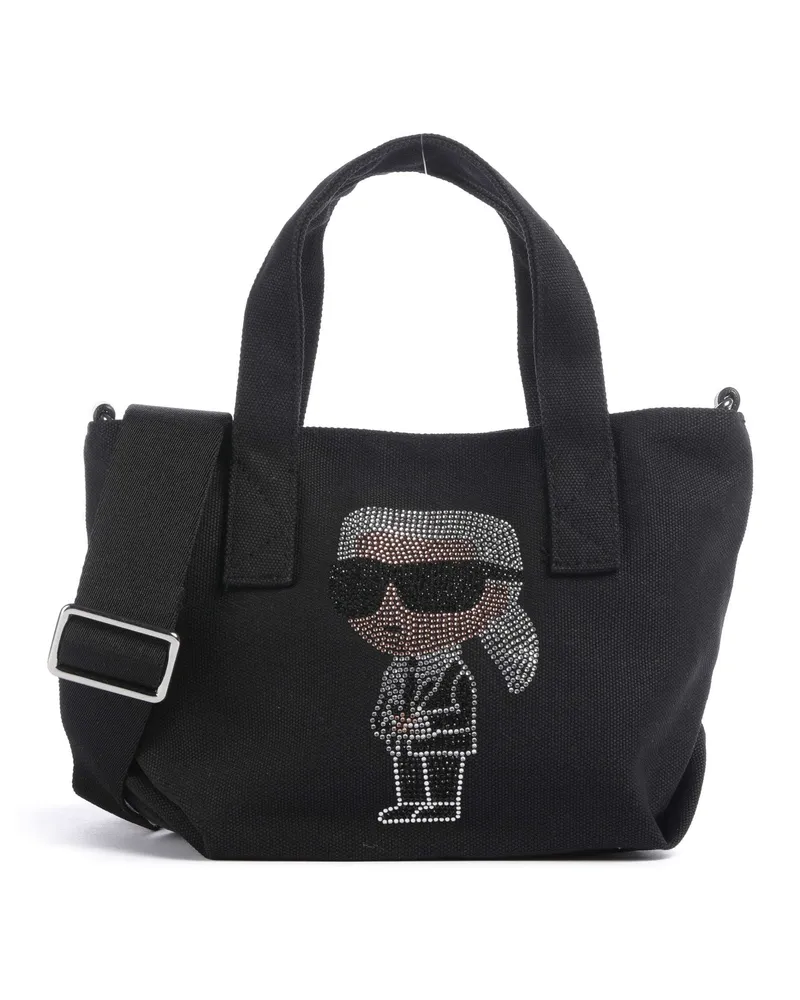 Karl Lagerfeld Handtasche Ikon Small in schwarz Schwarz