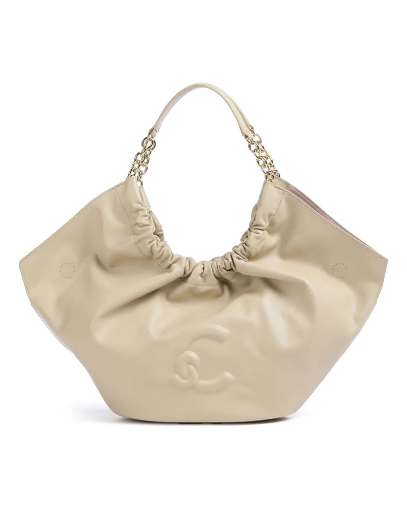 Coccinelle Beuteltasche Smash in beige Beige