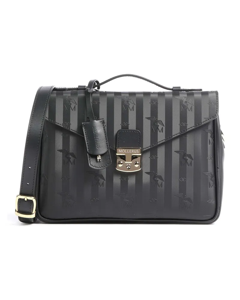 Maison Mollerus Handtasche Vinerus Marly in schwarz Schwarz