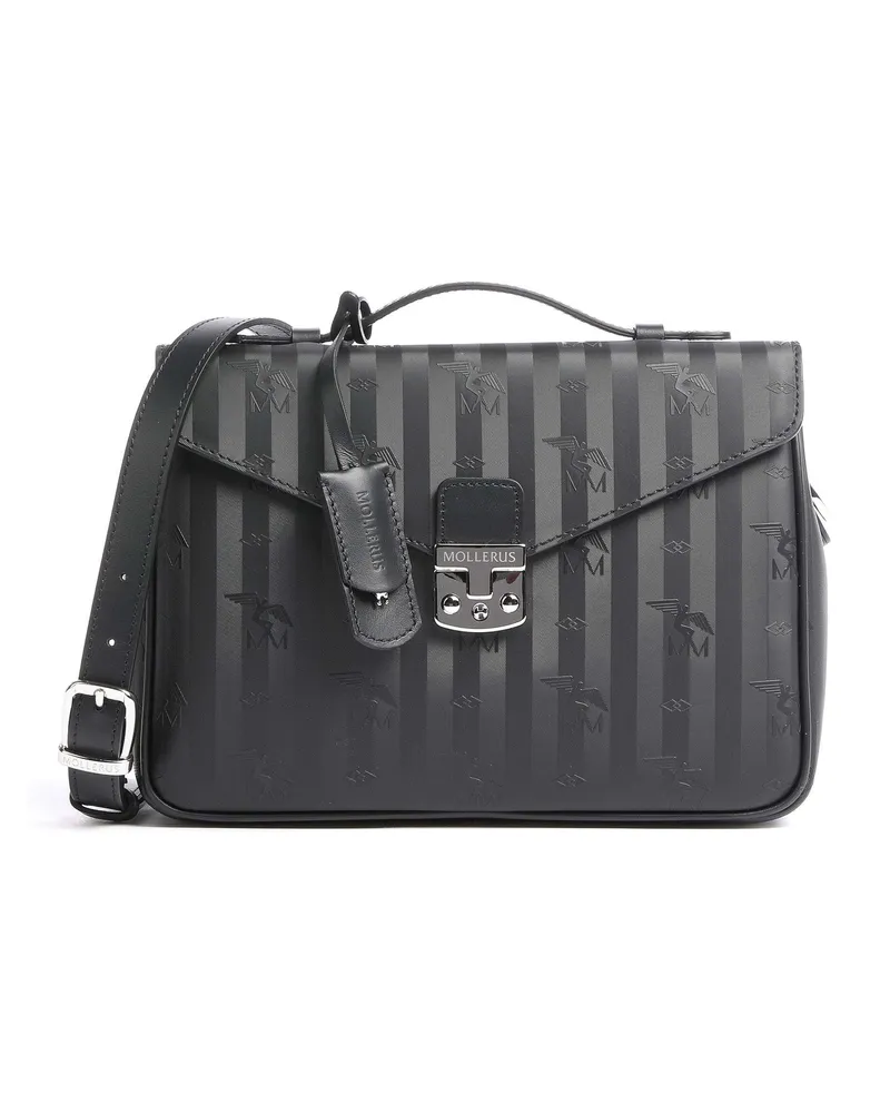 Maison Mollerus Handtasche Vinerus Marly in schwarz Schwarz