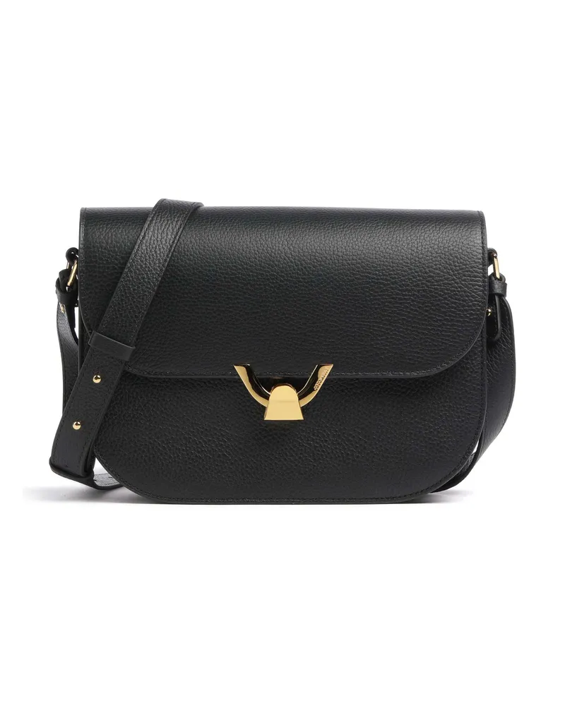 Coccinelle Schultertasche Dew in schwarz Schwarz