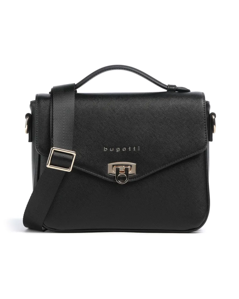 Bugatti Handtasche Ella in schwarz Schwarz