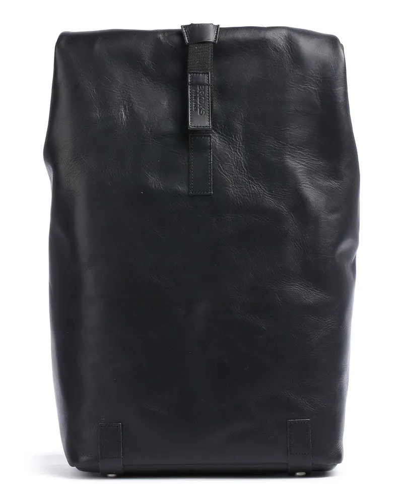 Brooks England Rolltop Rucksack Pickwick Leather Large in schwarz Schwarz