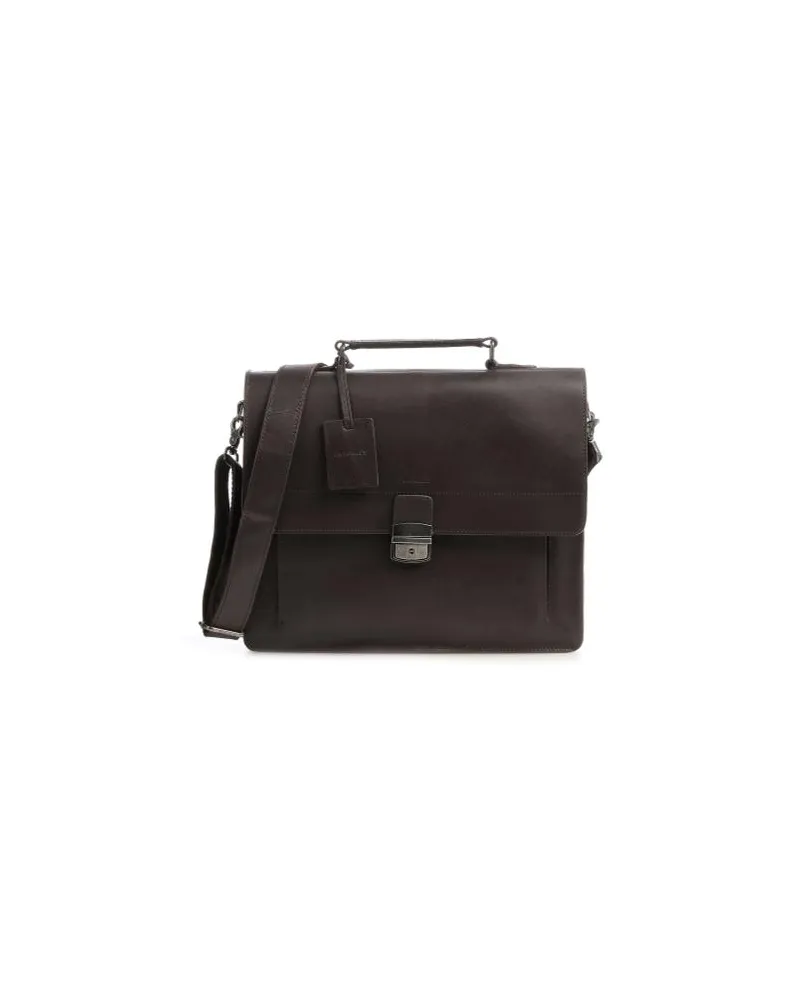 Burkely Vintage Scott Aktentasche dunkelbraun Braun