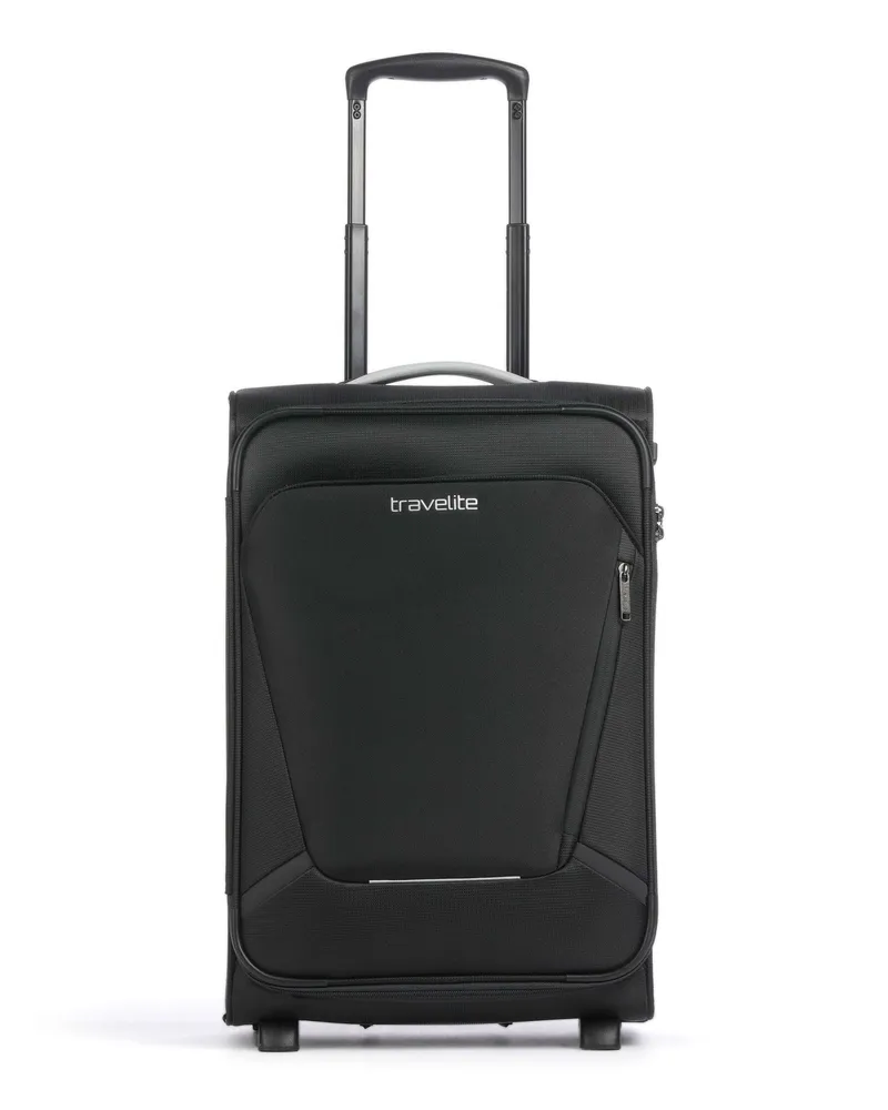 Travelite 2-Rollen Trolley Cabin Slim 2 in schwarz Schwarz