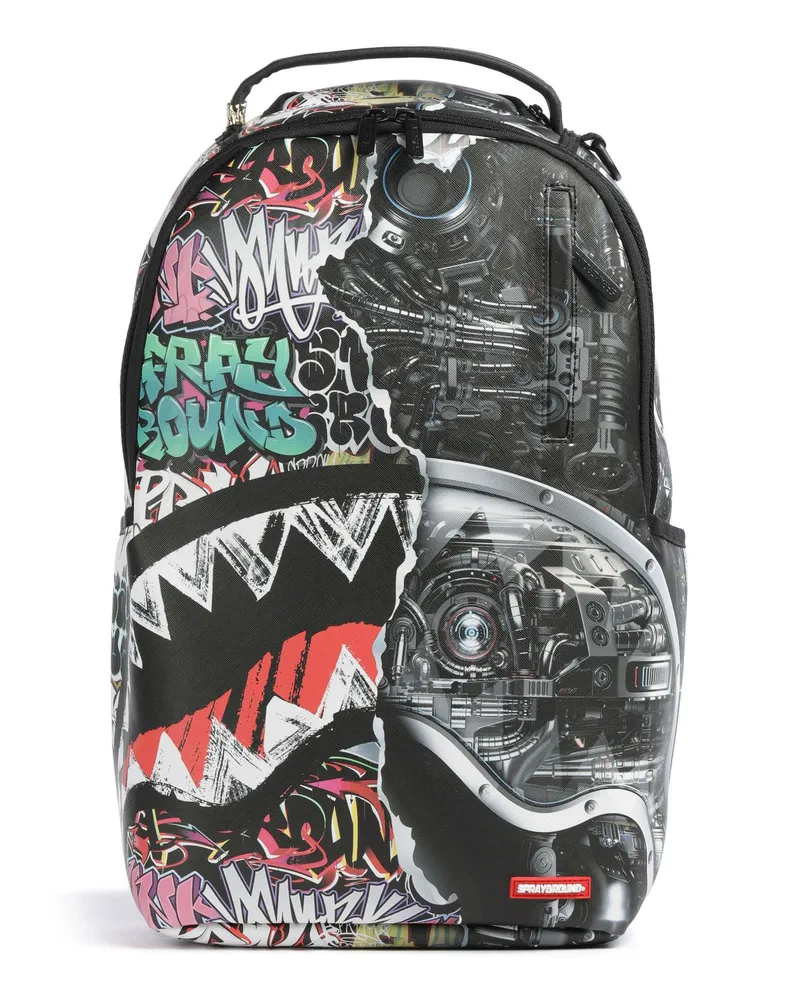 Sprayground Rucksack Split Cybershark in mehrfarbig Mehrfarbig
