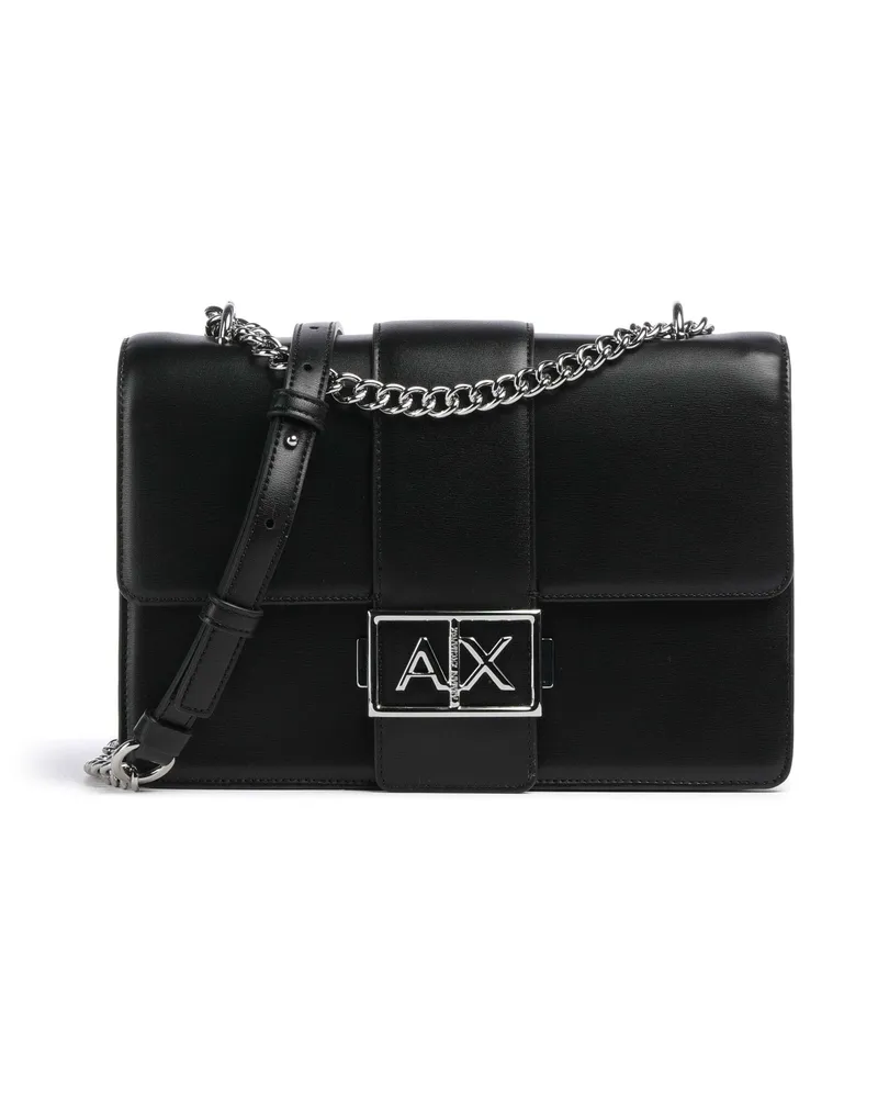 Armani Exchange Schultertasche Jodie M in schwarz Schwarz