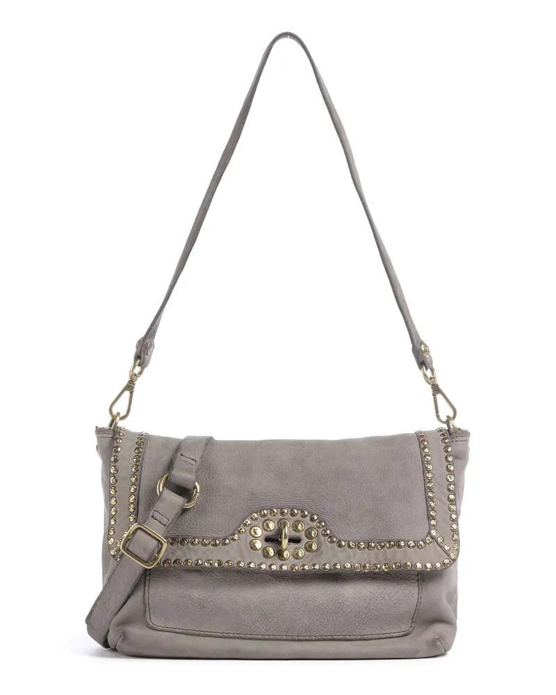 Campomaggi Schultertasche in grau Grau