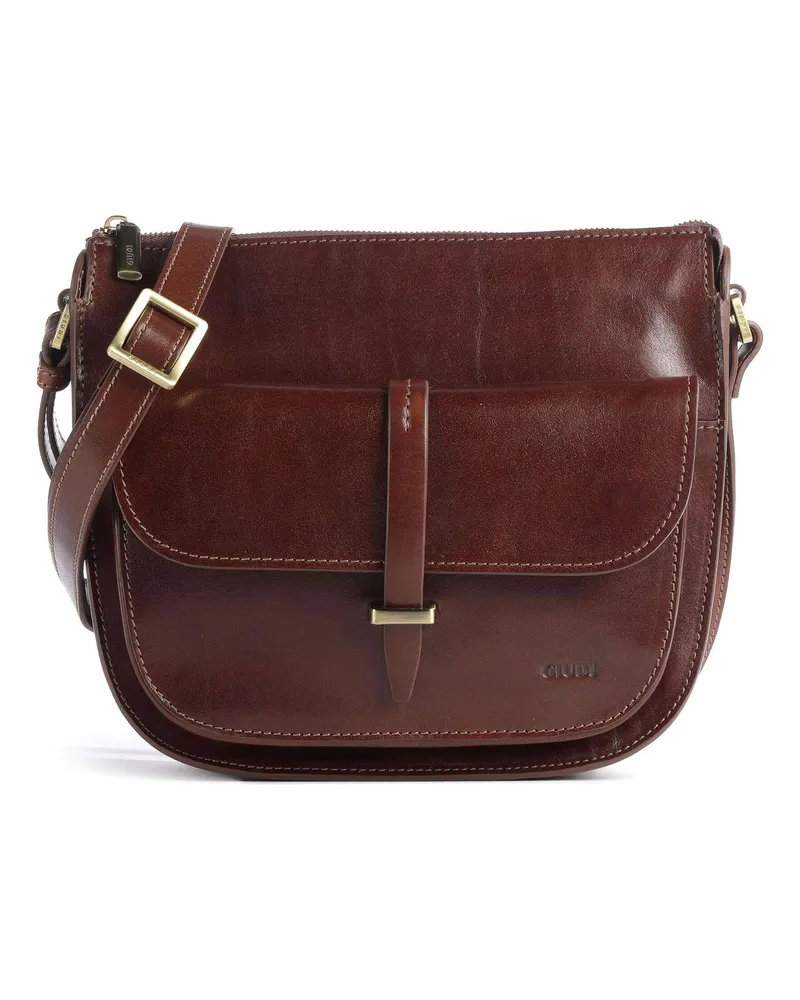 Giudi Umhängetasche Cuffy Tracollina in braun Braun