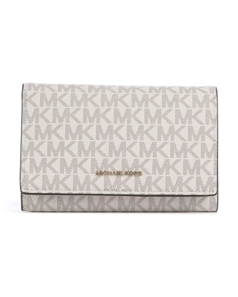Michael Kors Geldbörse Jet Set in elfenbein Beige