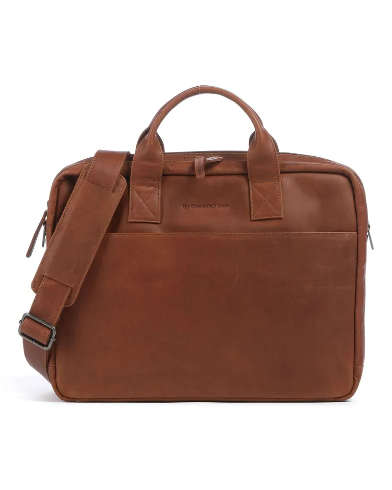 The Chesterfield Brand Aktentasche Cow Wax Pull Up Frazer in braun Braun