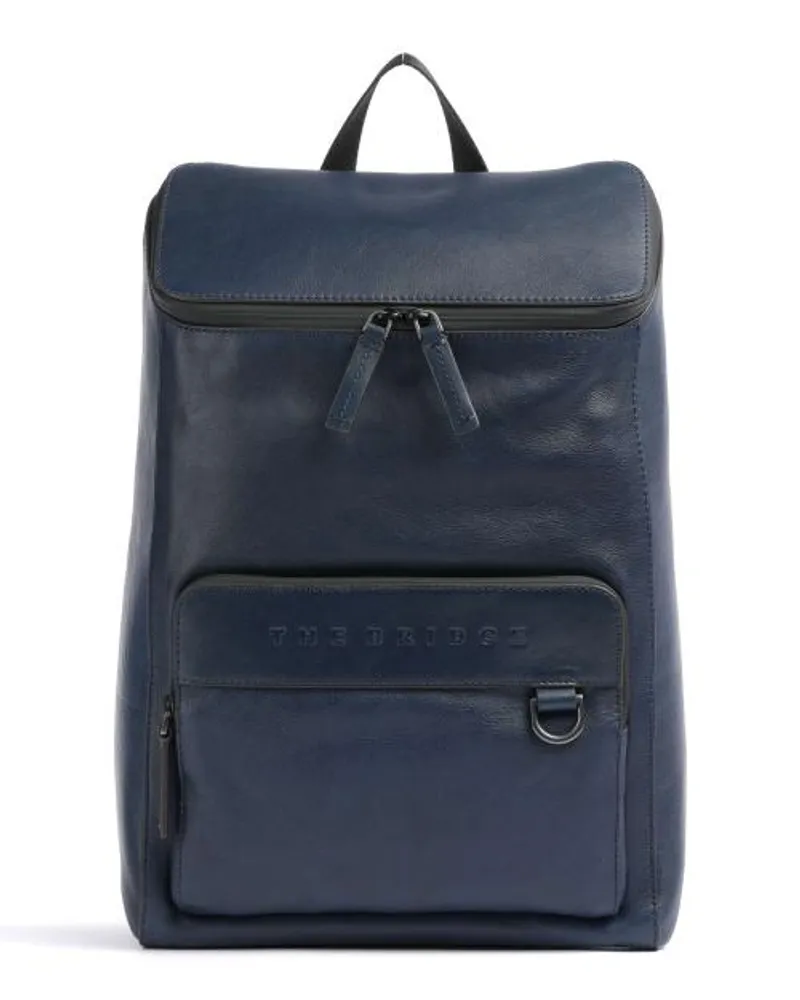 The Bridge Damiano Laptop-Rucksack dunkelblau Blau