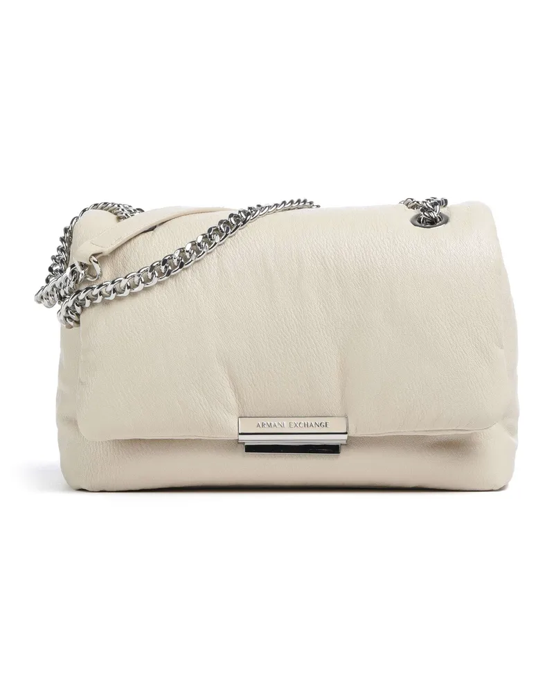 Armani Exchange Schultertasche Victoria M in elfenbein Beige