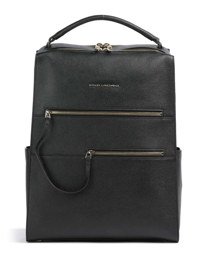 Piquadro Rucksack W140 in schwarz Schwarz