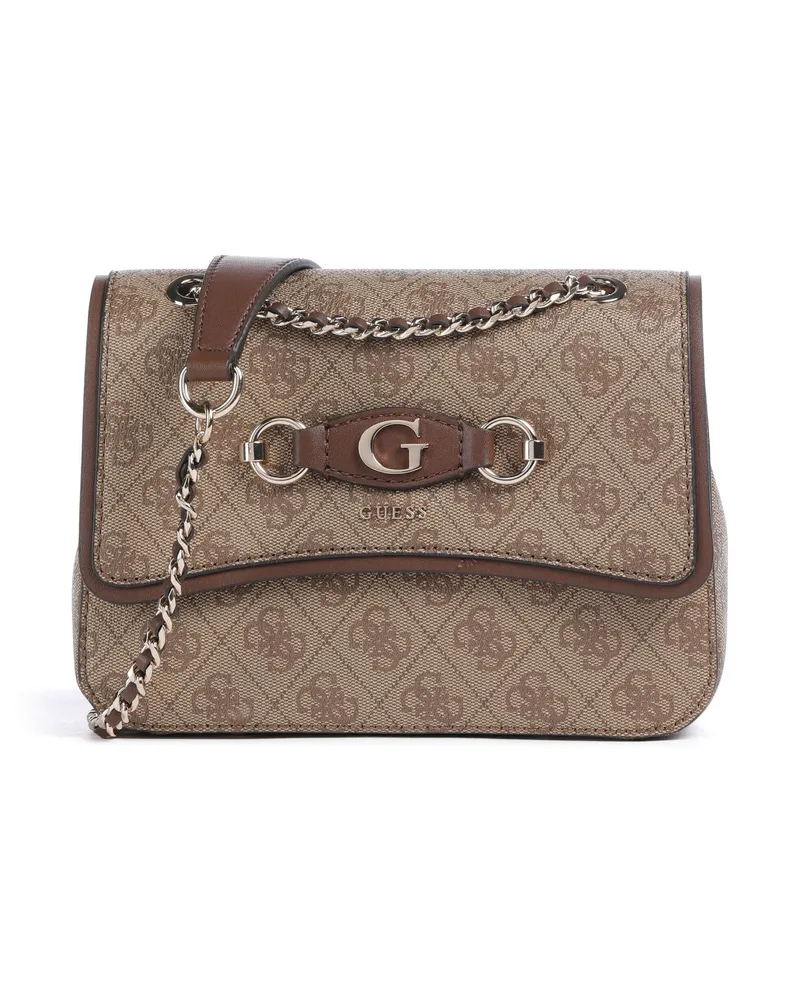 Guess Schultertasche Izzy in braun Braun