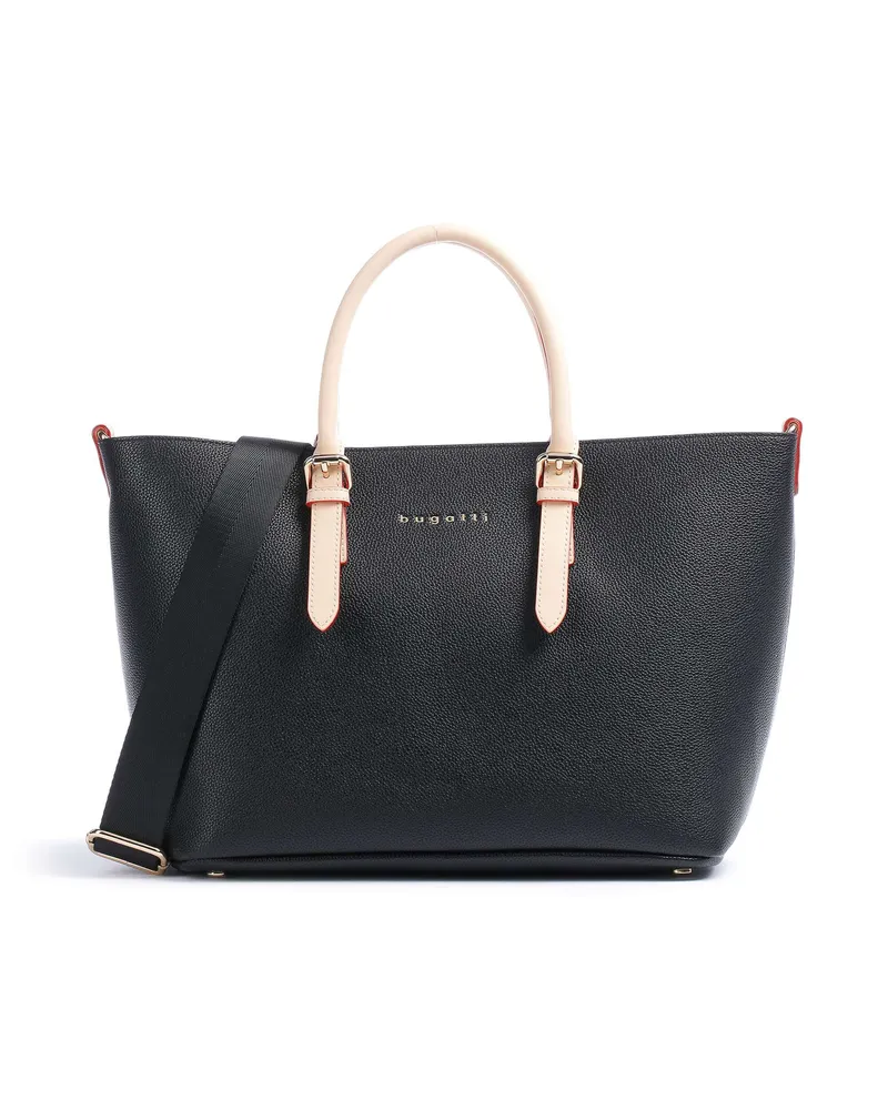 Bugatti Handtasche Ella in schwarz Schwarz