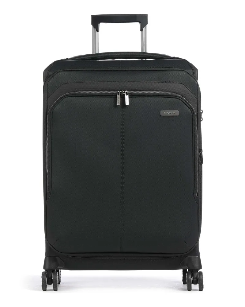 Travelite 4-Rollen Trolley Priima M in schwarz Schwarz