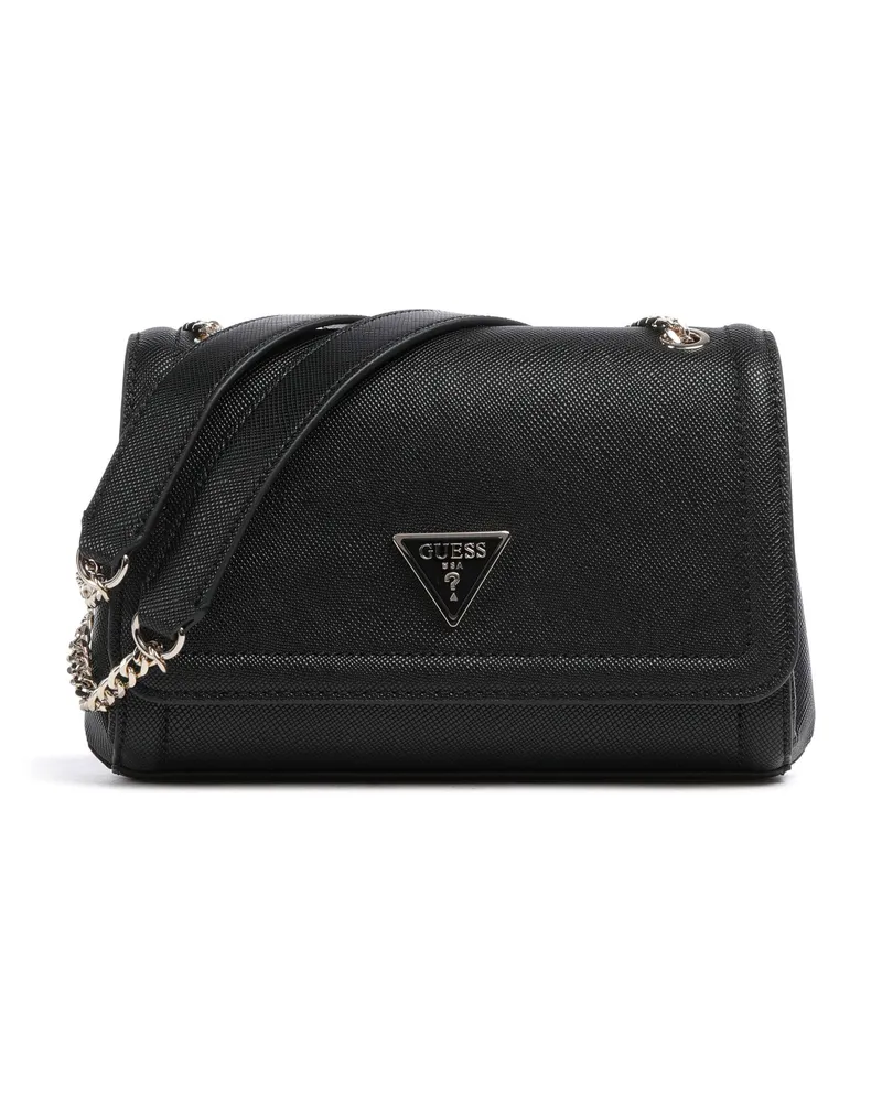 Guess Schultertasche Noelle in schwarz Schwarz