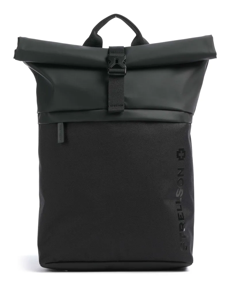 Strellson Rolltop Rucksack Alperton in schwarz Schwarz