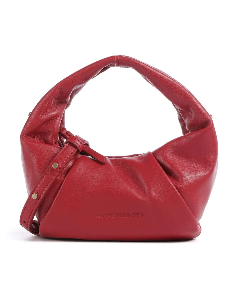LES VISIONNAIRES Umhängetasche Greta Essential Silky Mini in rot Rot