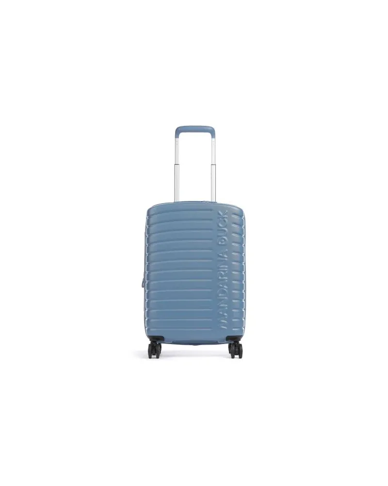 Mandarina Duck Flyduck 4-Rollen Trolley blaugrau Blau