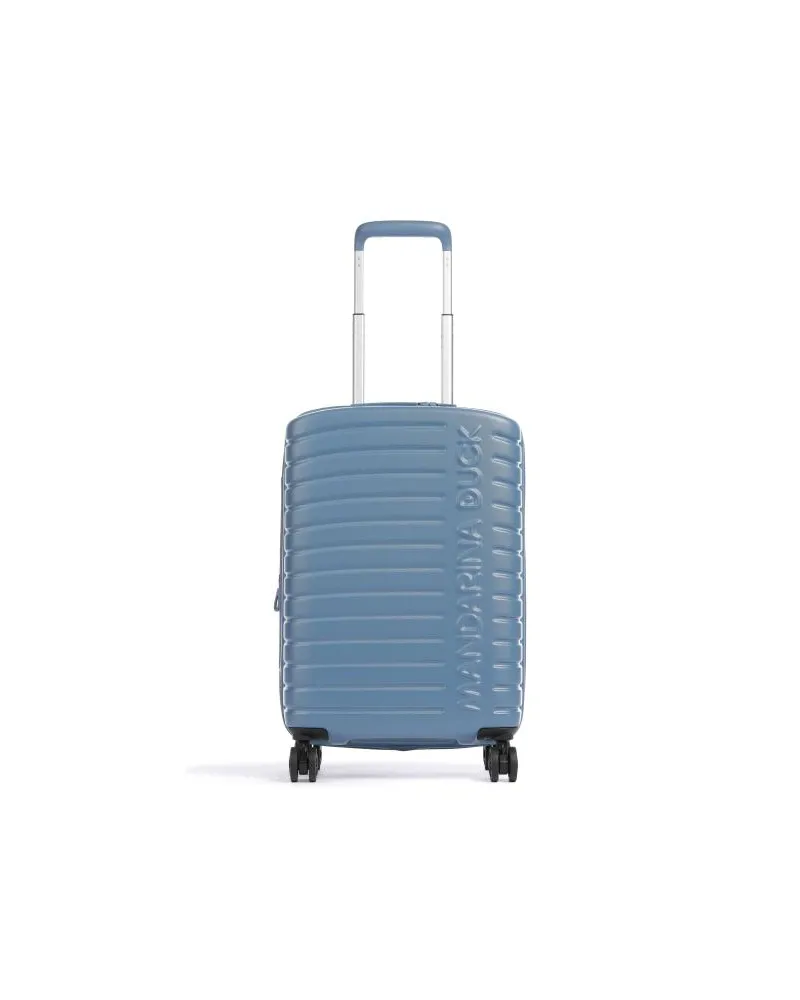 Mandarina Duck Flyduck 4-Rollen Trolley blaugrau Blau