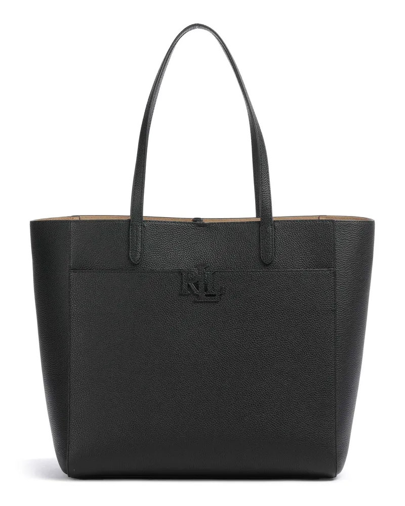 Ralph Lauren Shopper Cameryn Large in schwarz Schwarz