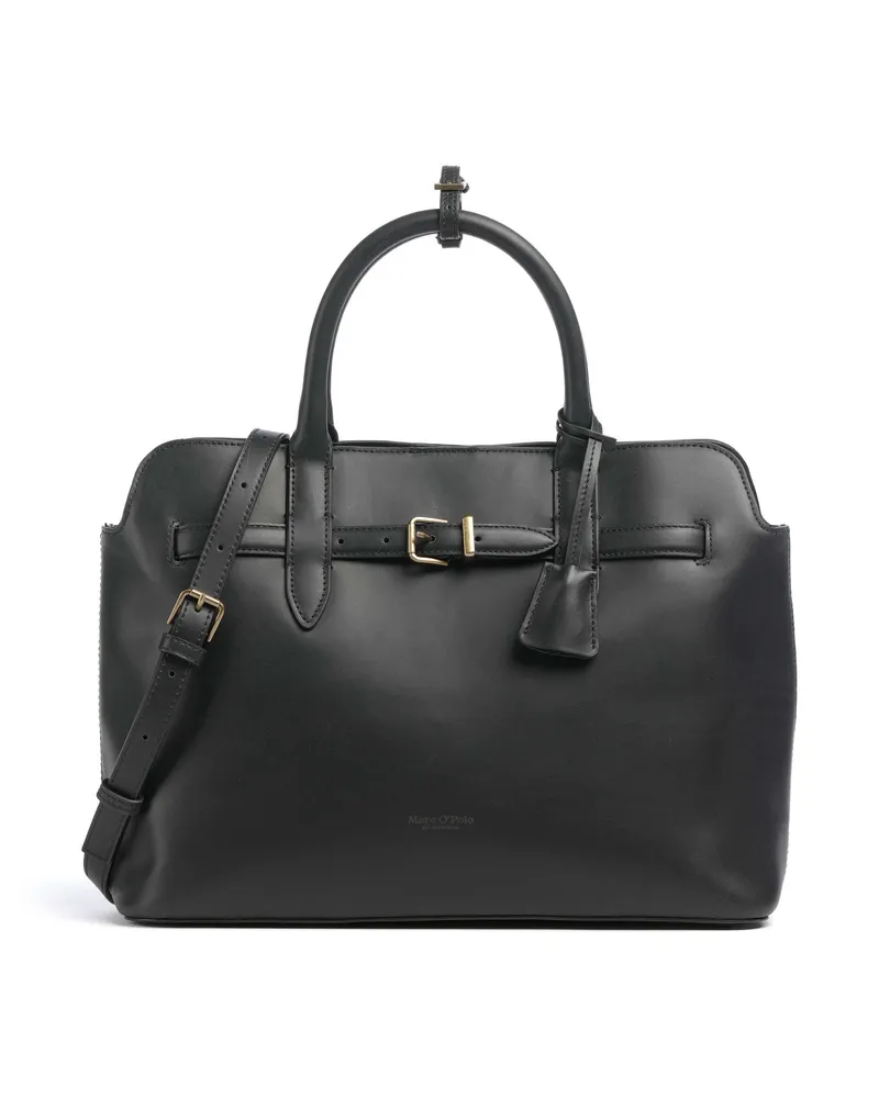 Marc O'Polo Handtasche Gigi M in schwarz Schwarz