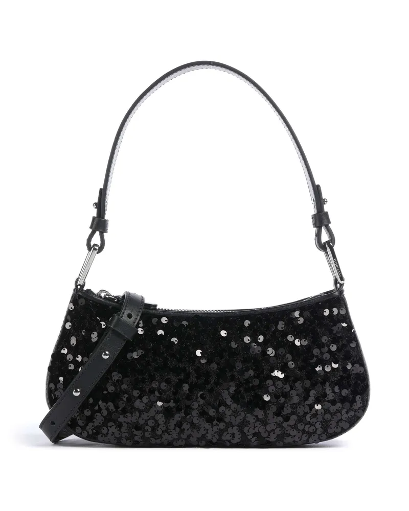 Coccinelle Schultertasche Merveille in schwarz Schwarz