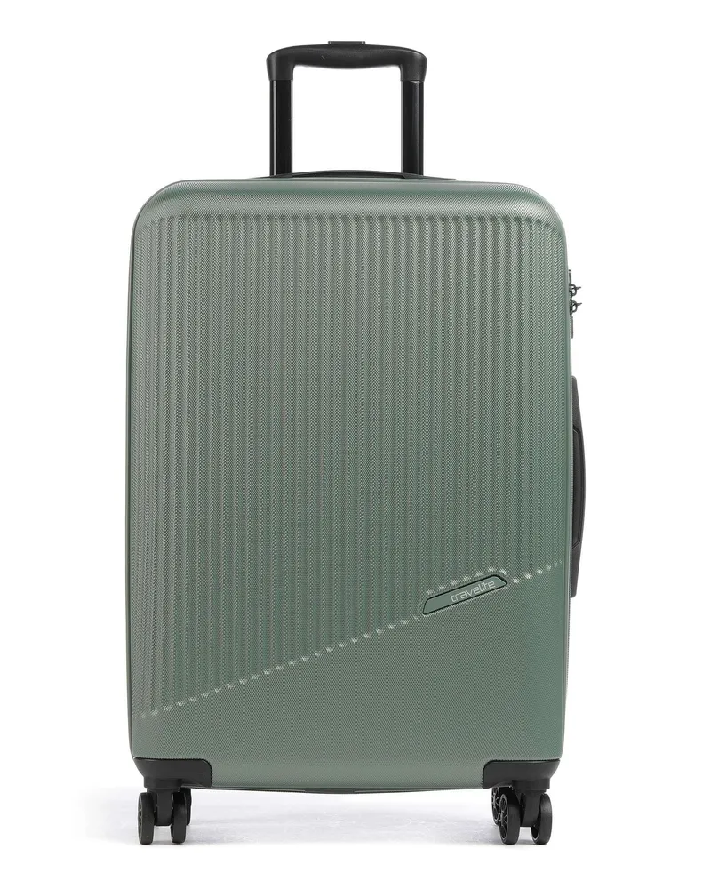 Travelite 4-Rollen Trolley Bali in grün Grün