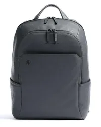 Piquadro Black Square Laptop-Rucksack dunkelgrau Grau