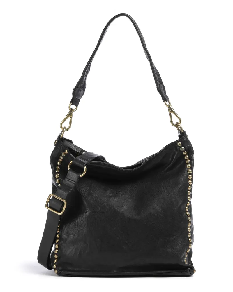 Campomaggi Beuteltasche in schwarz Schwarz