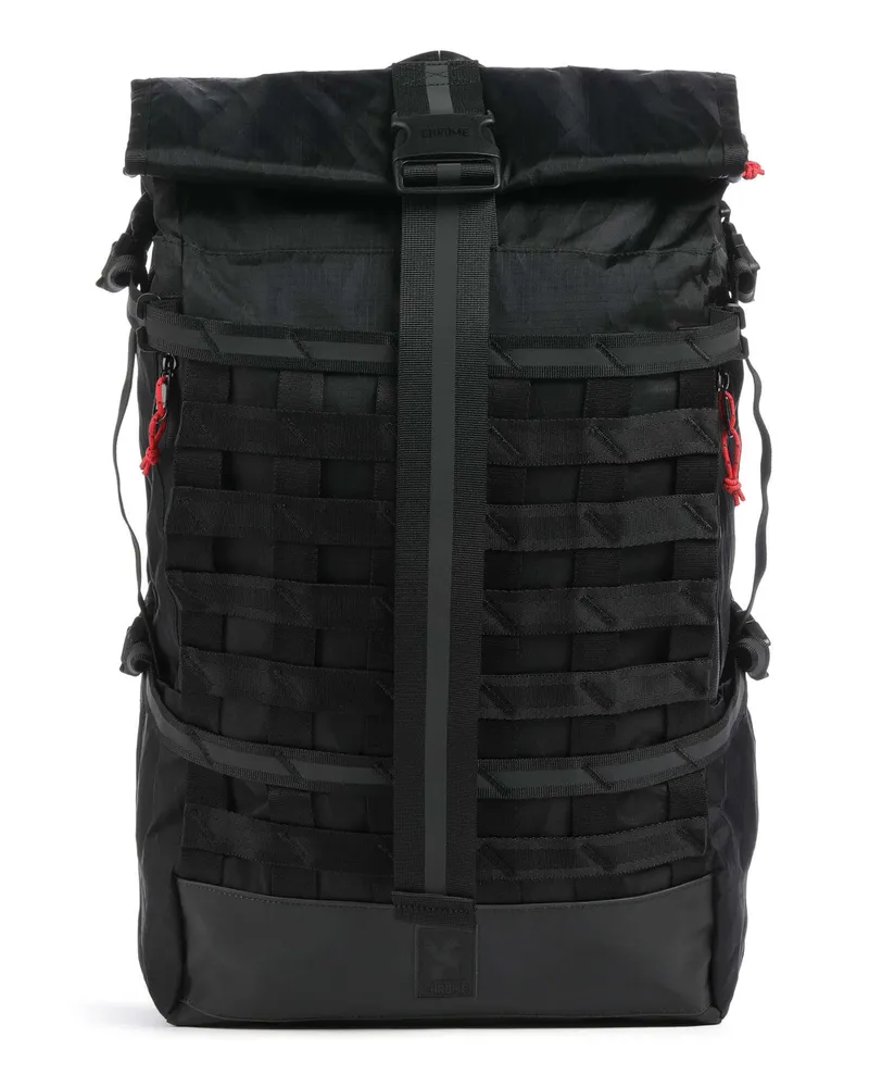 CHROME Rolltop Rucksack Barrage 34L in schwarz Schwarz