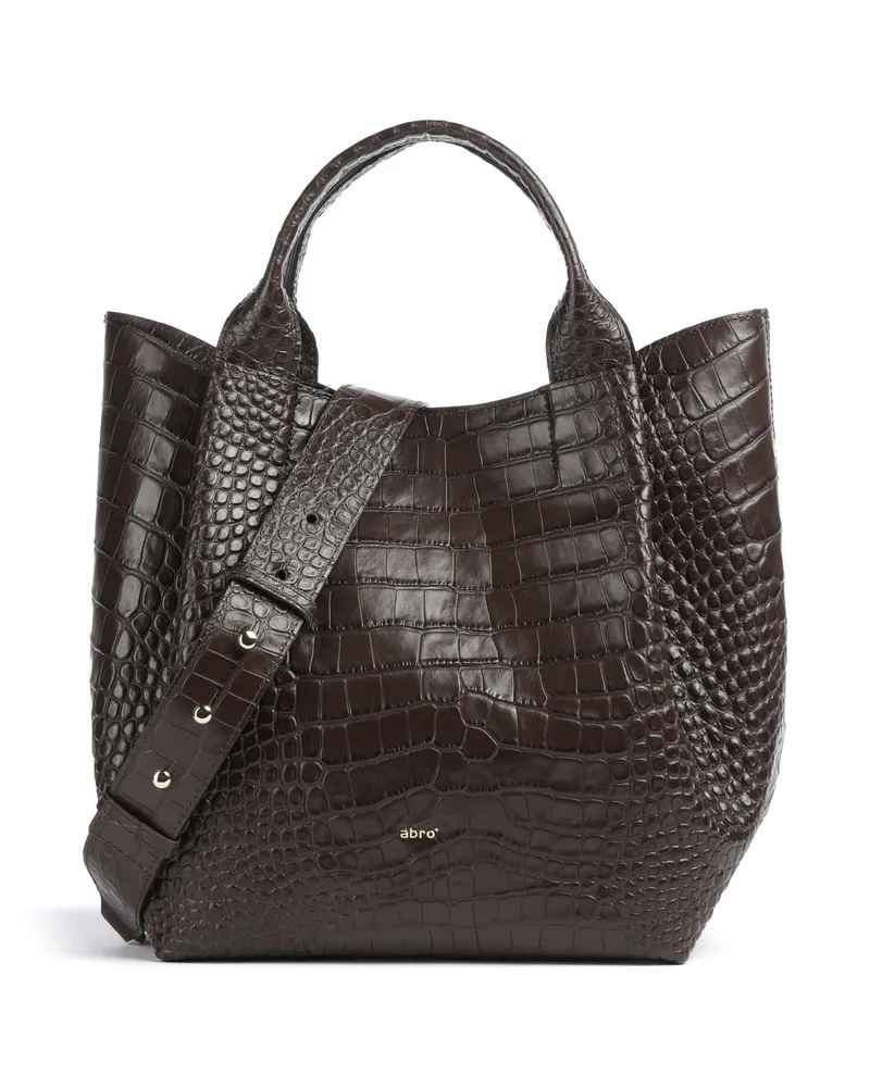 Abro Handtasche Cocco Mondial Essential Medium in braun Braun